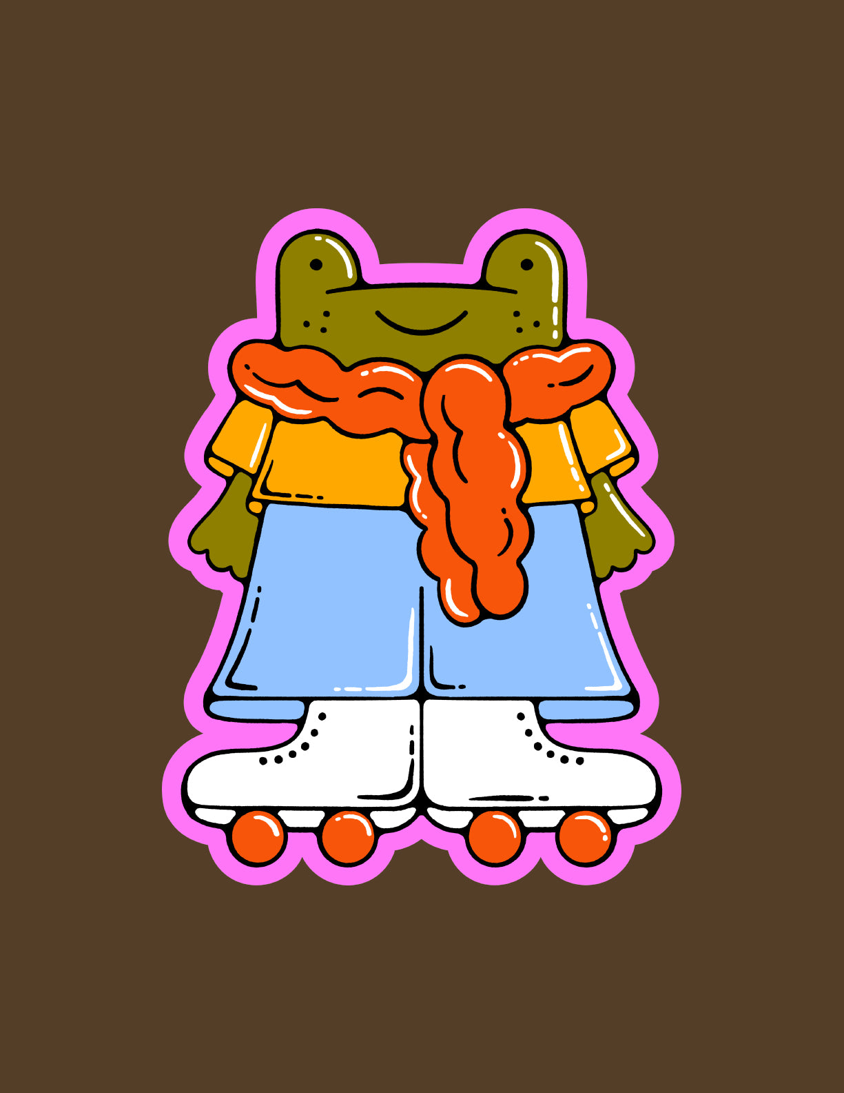Sticker – Skater Frog