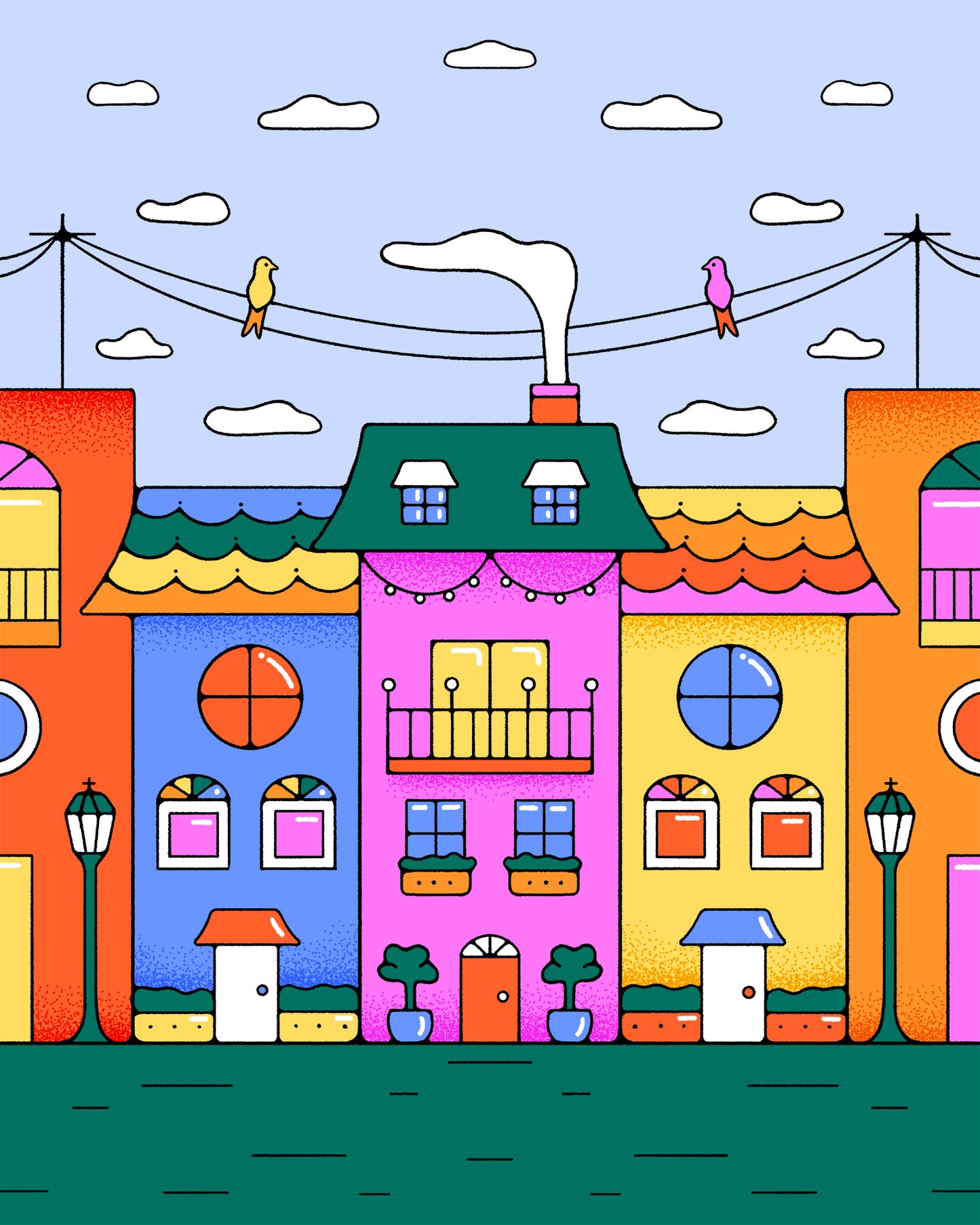 Neighborhood – 8 x 10