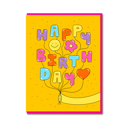 Greeting Card – Birthday Balloons