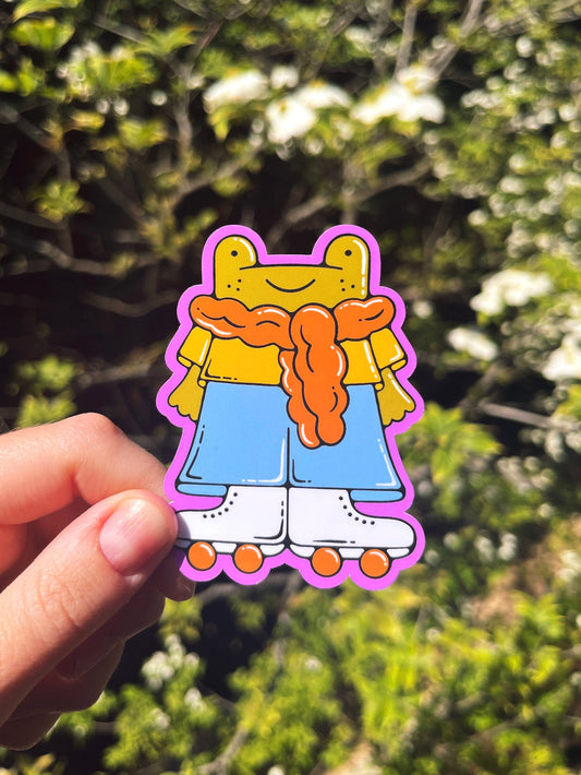 Sticker – Skater Frog