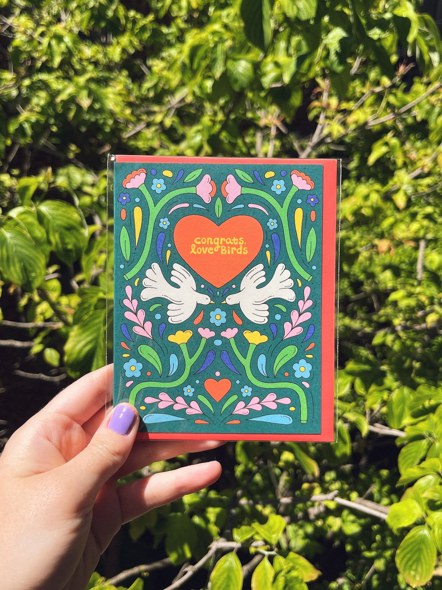 Greeting Card – Love Birds