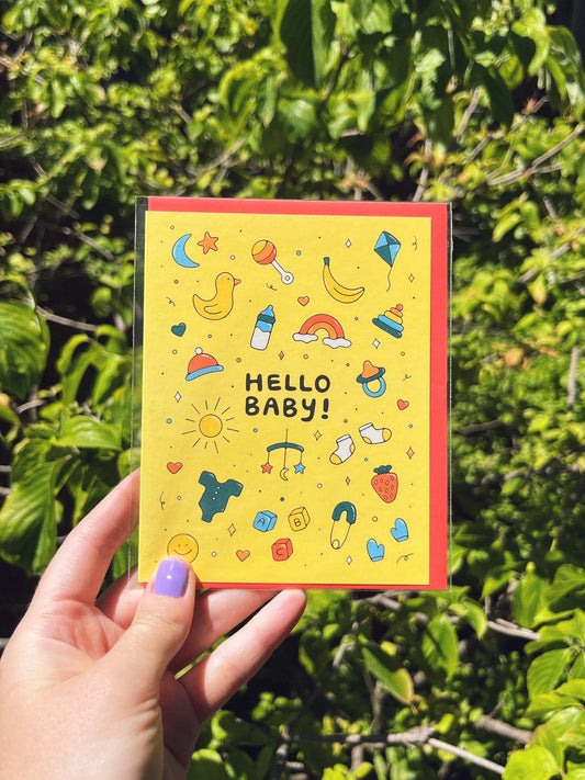 Greeting Card – Hello Baby