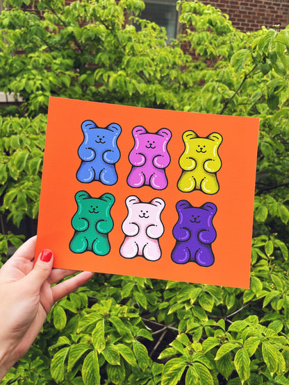 Gummy Bears – 10 x 8