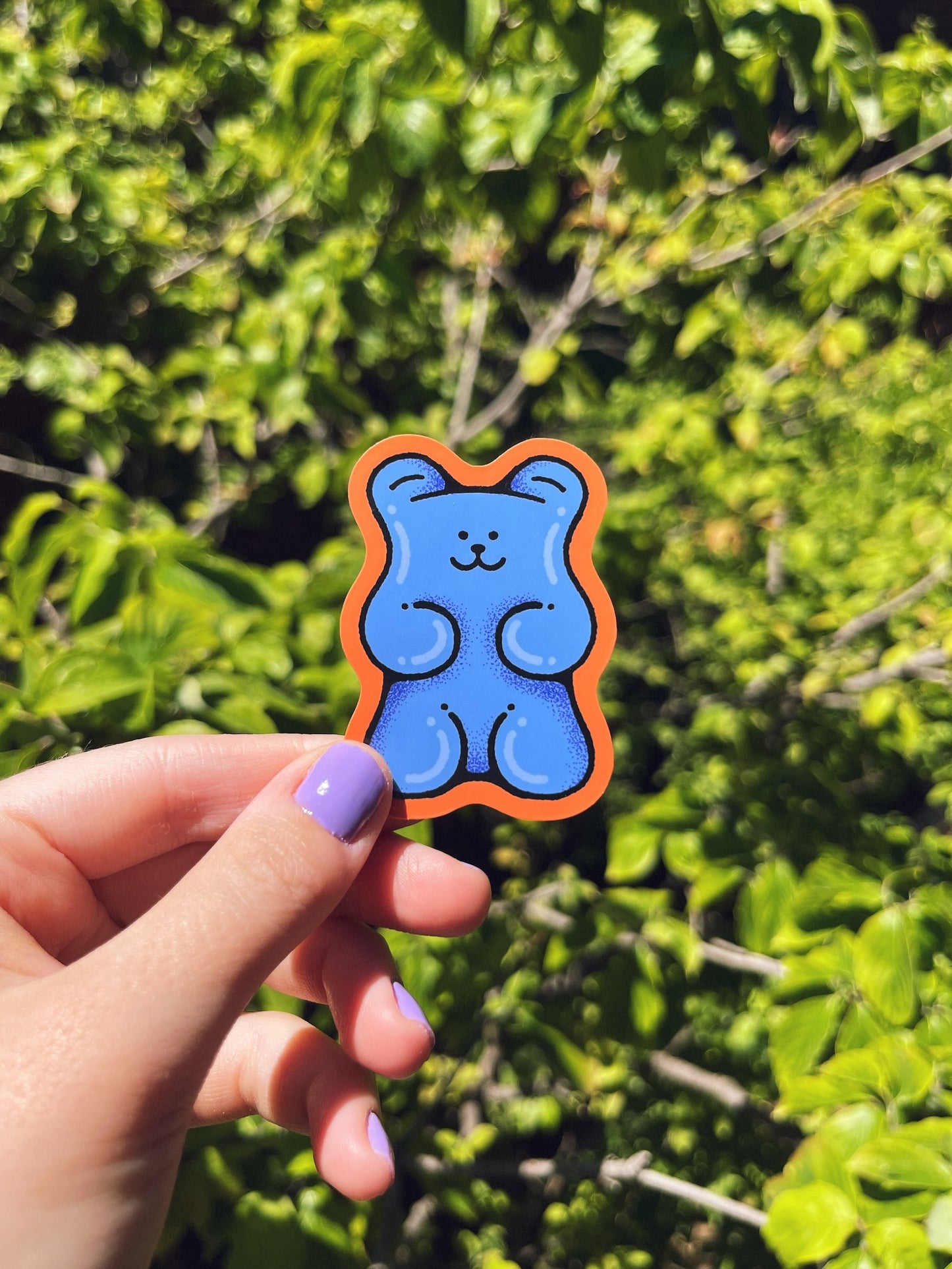 Sticker – Blue Gummy Bear