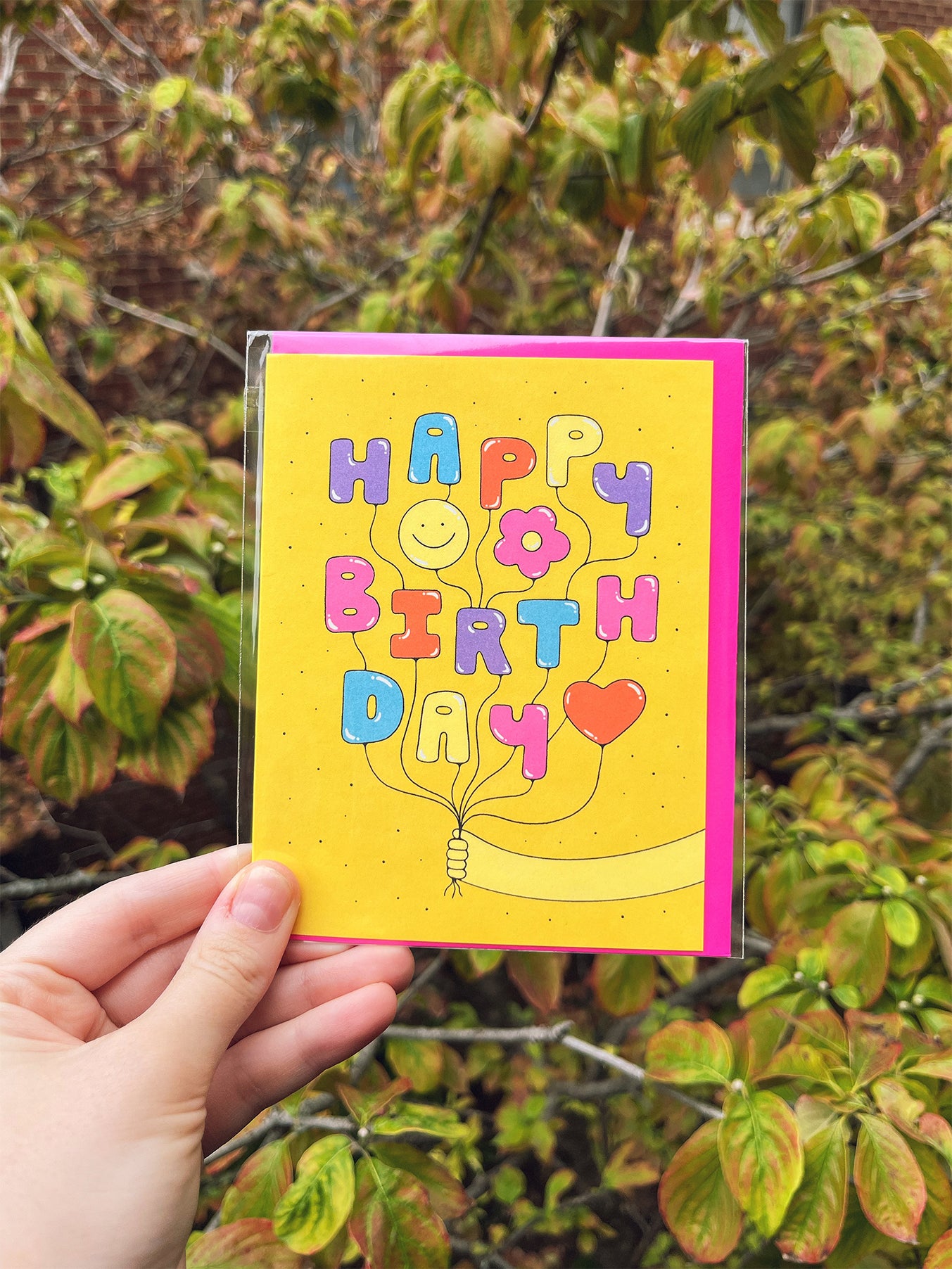 Greeting Card – Birthday Balloons