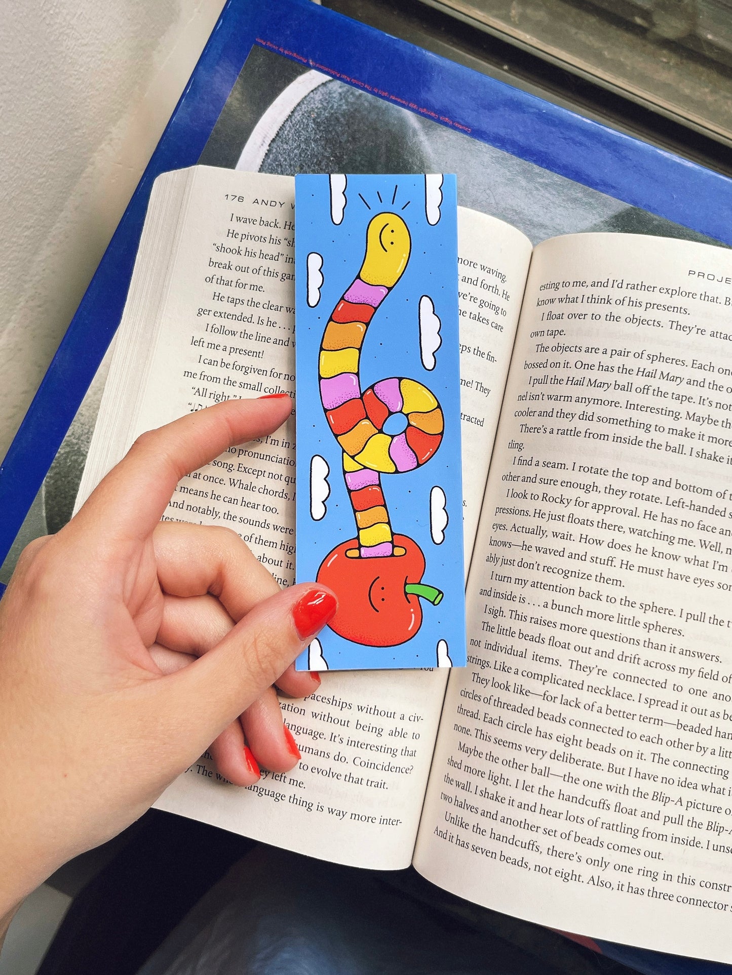 Bookworm Bookmark