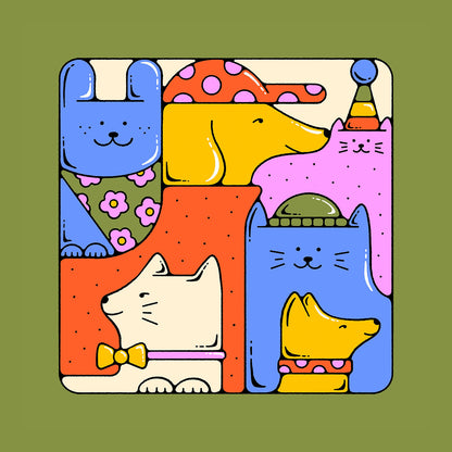 Fancy Pets – 12 x 12