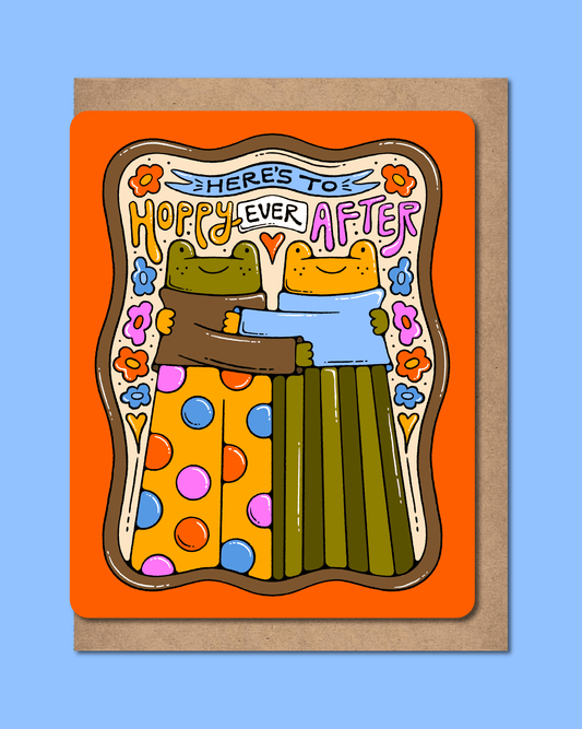 Greeting Card – Hoppy Ever After