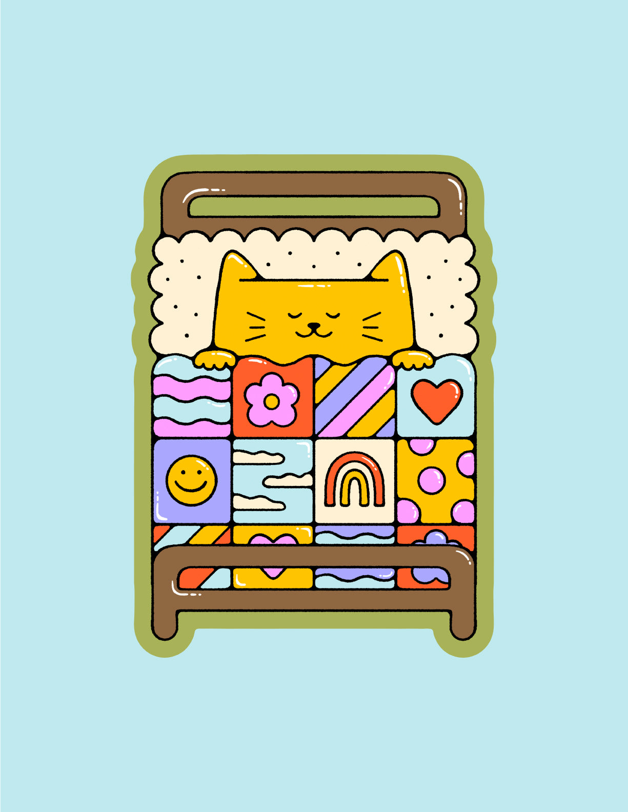 Sticker – Sleepy Cat