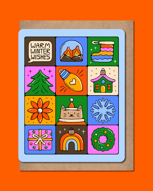 Greeting Card – Warm Winter Wishes